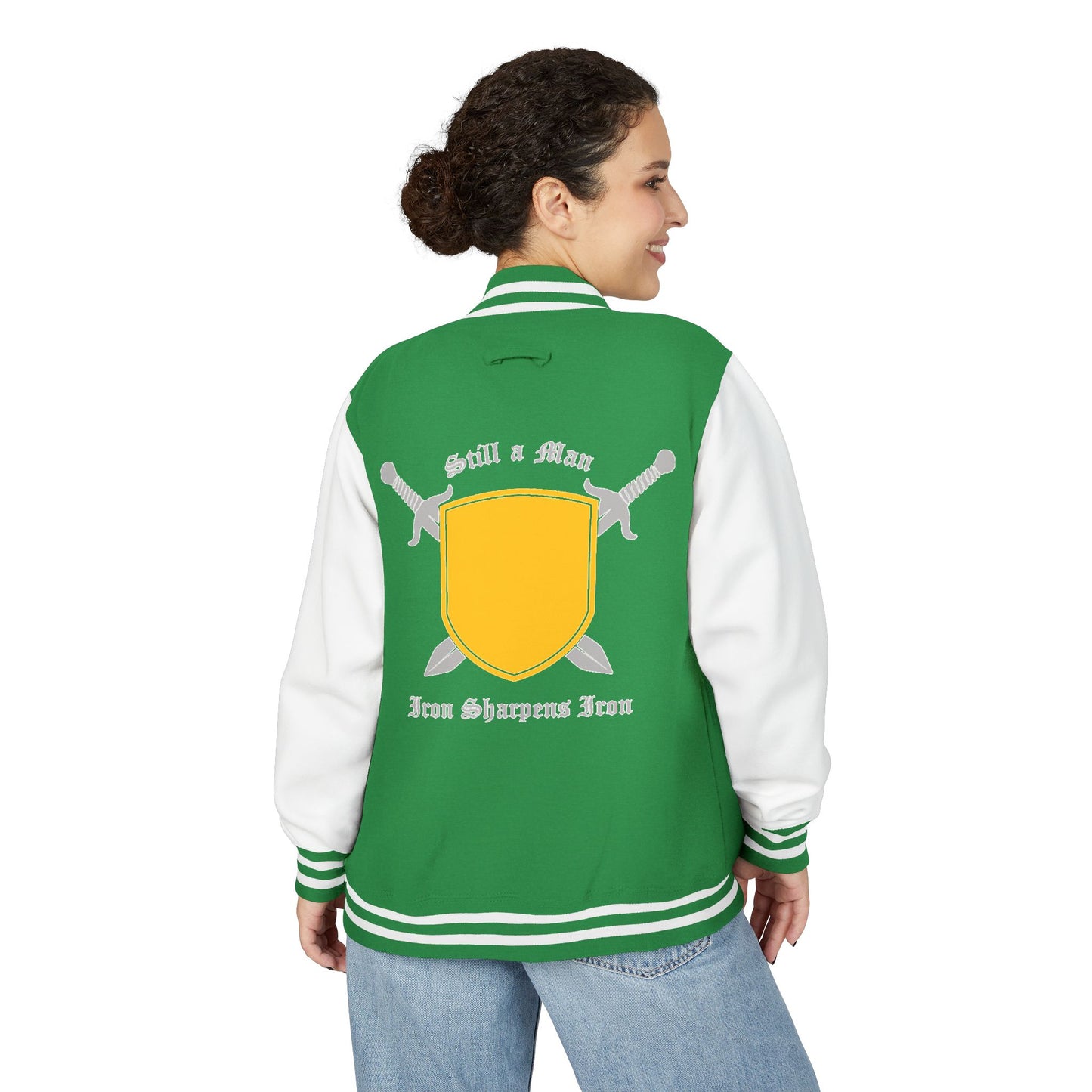Letterman Jacket — 'Shield & Swords' Crew Varsity Jacket