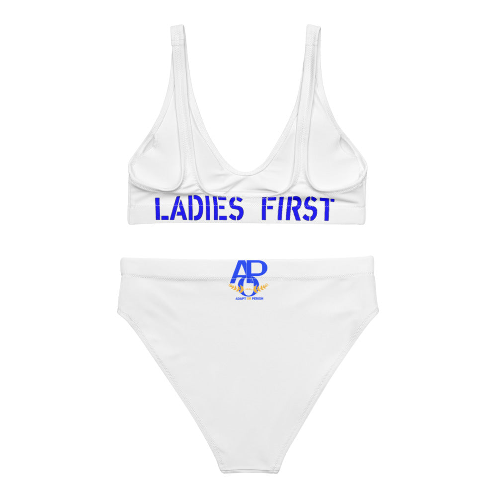 Recycled high-waisted bikini