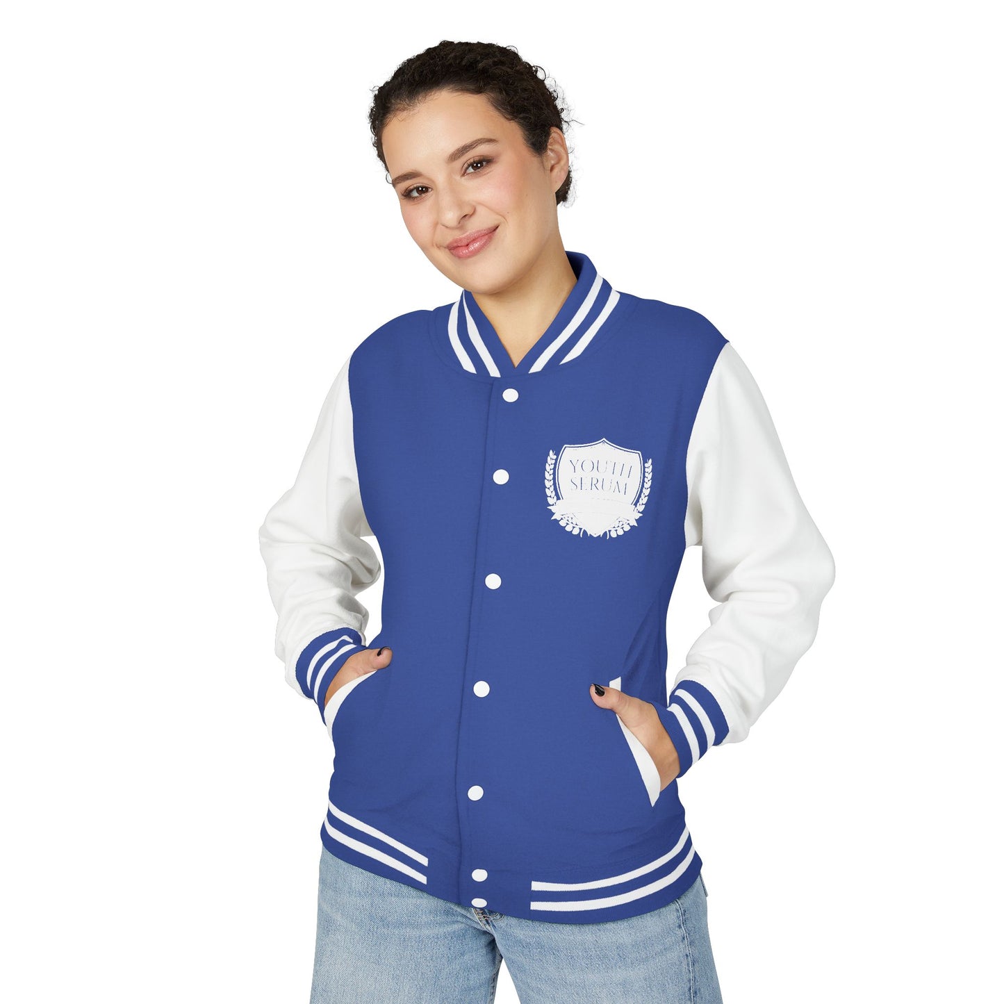 Letterman Jacket — Vintage Shield Crest Varsity Jacket