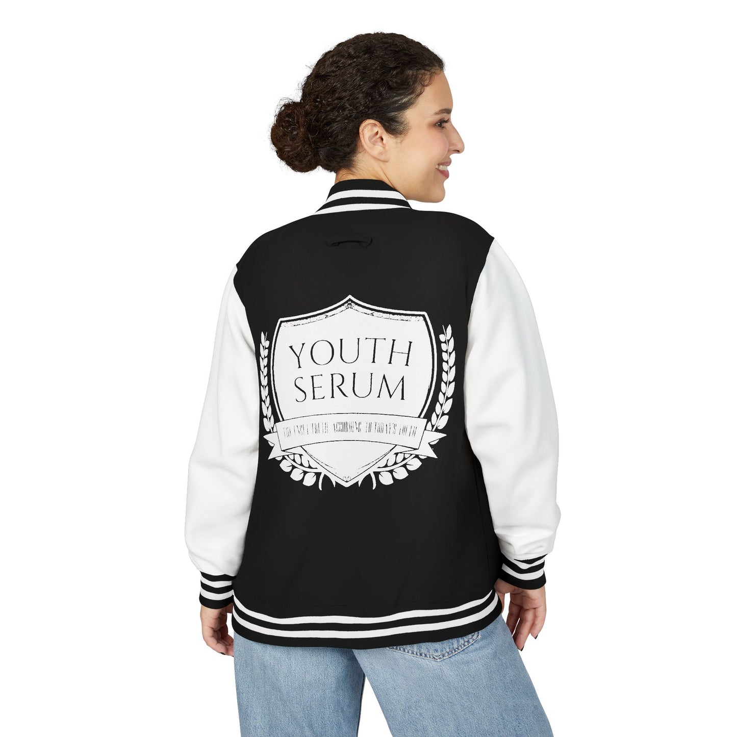 Letterman Jacket — Vintage Shield Crest Varsity Jacket