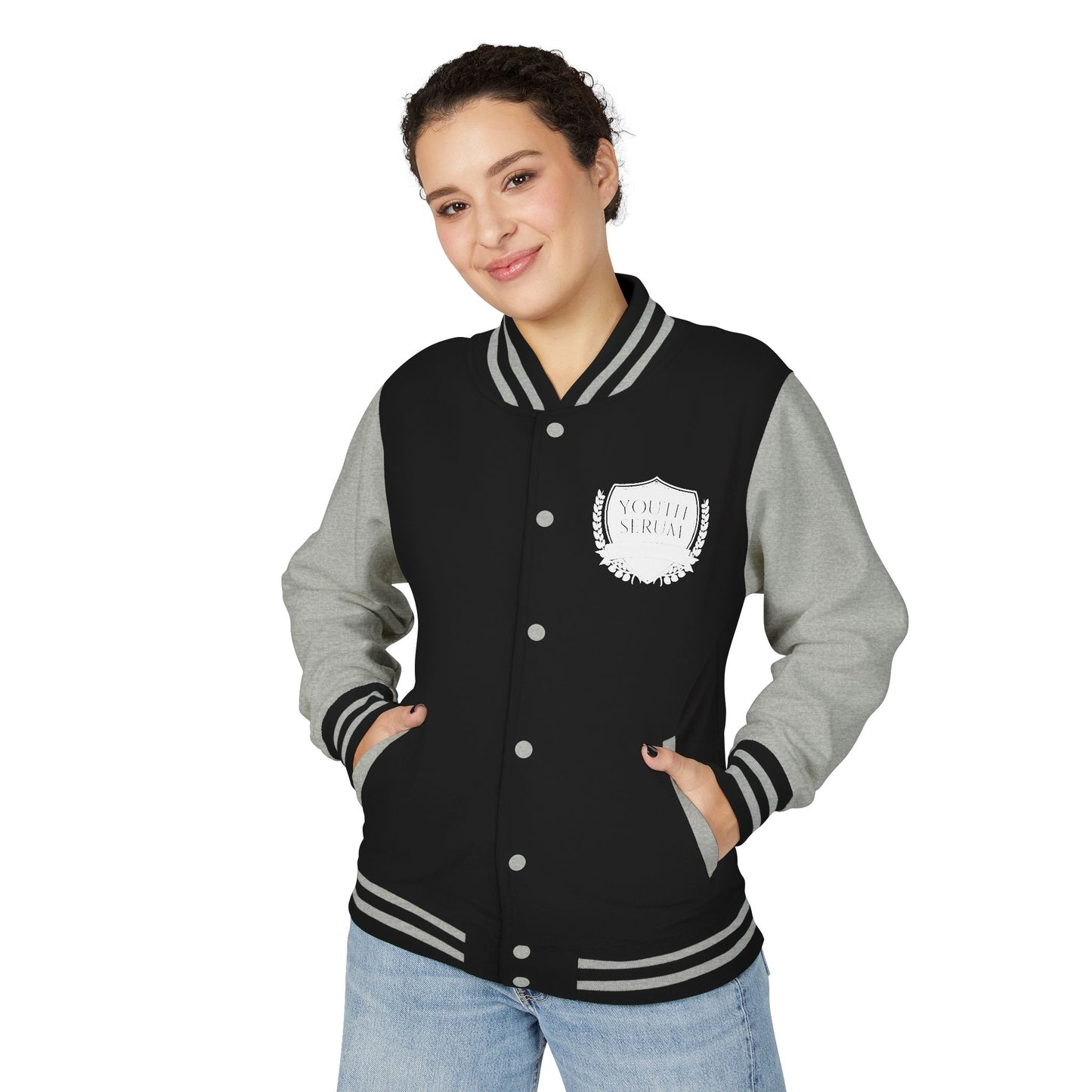 Letterman Jacket — Vintage Shield Crest Varsity Jacket