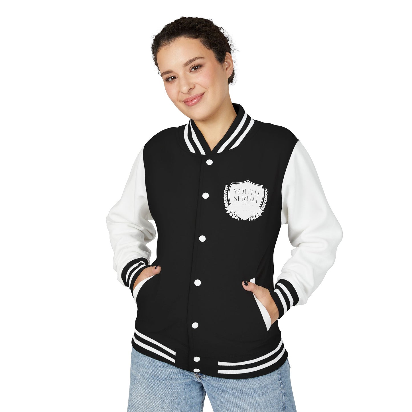 Letterman Jacket — Vintage Shield Crest Varsity Jacket