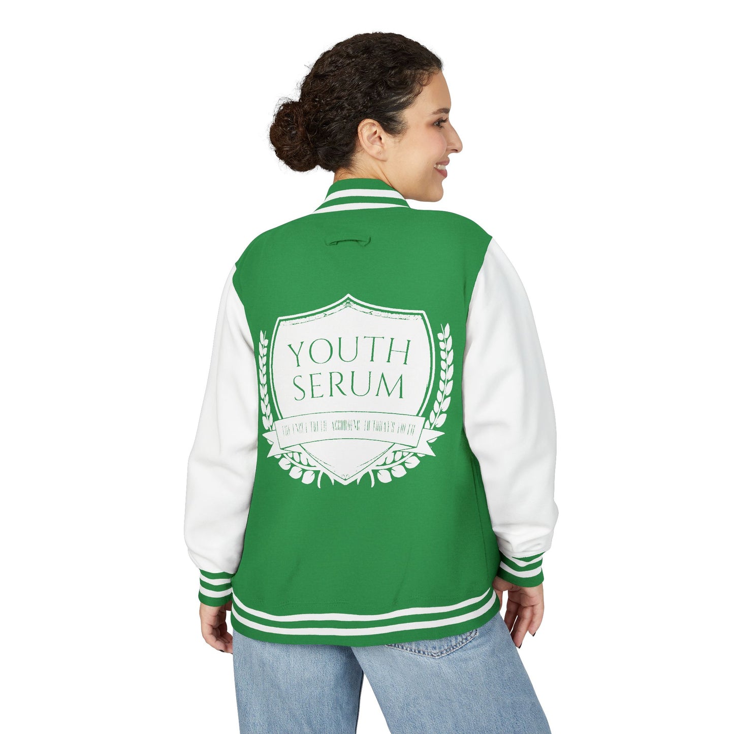 Letterman Jacket — Vintage Shield Crest Varsity Jacket