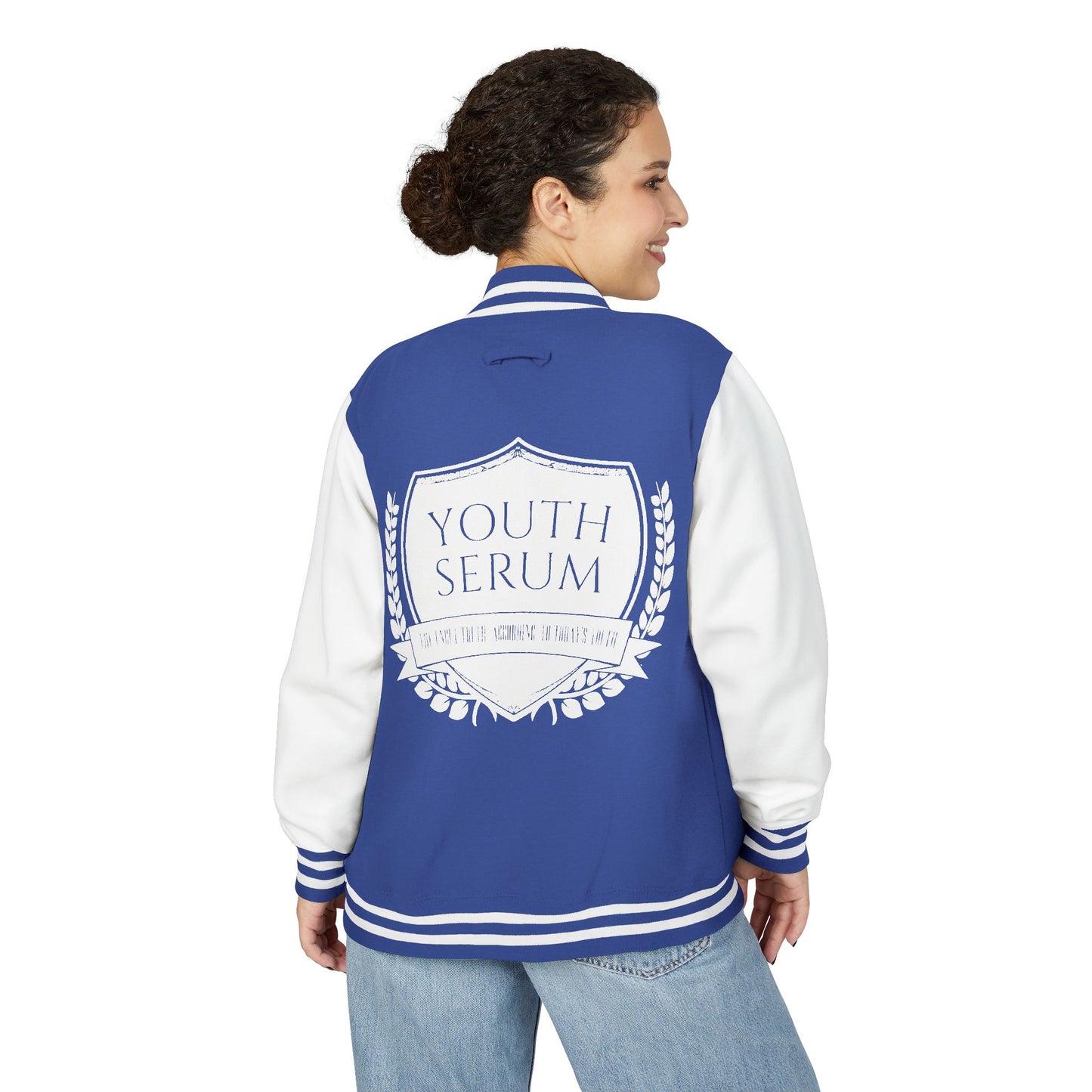 Letterman Jacket — Vintage Shield Crest Varsity Jacket