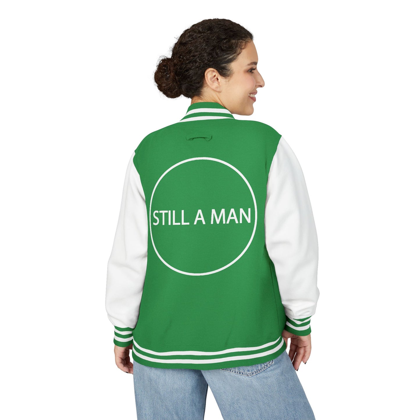 Letterman Jacket — "STILL A MAN" Varsity Jacket