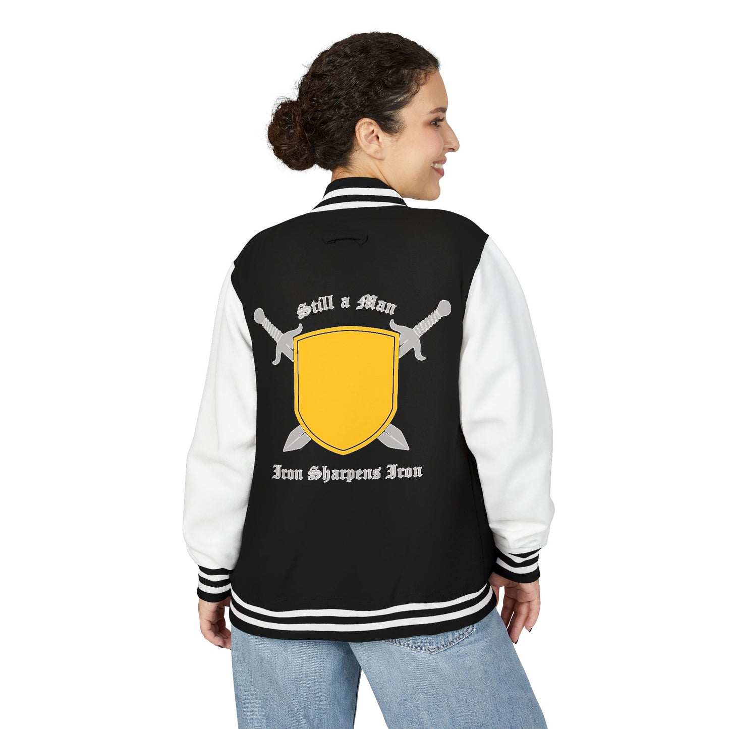 Letterman Jacket — 'Shield & Swords' Crew Varsity Jacket