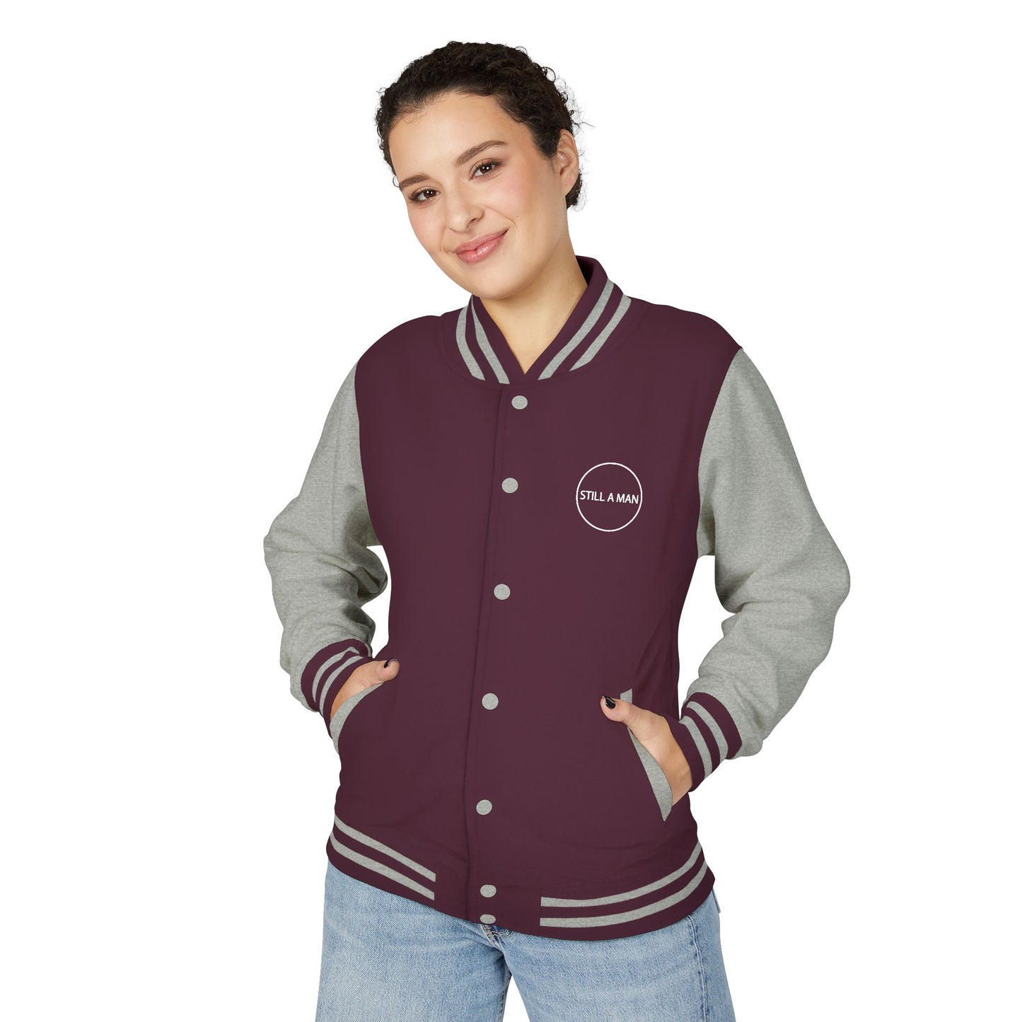 Letterman Jacket — "STILL A MAN" Varsity Jacket