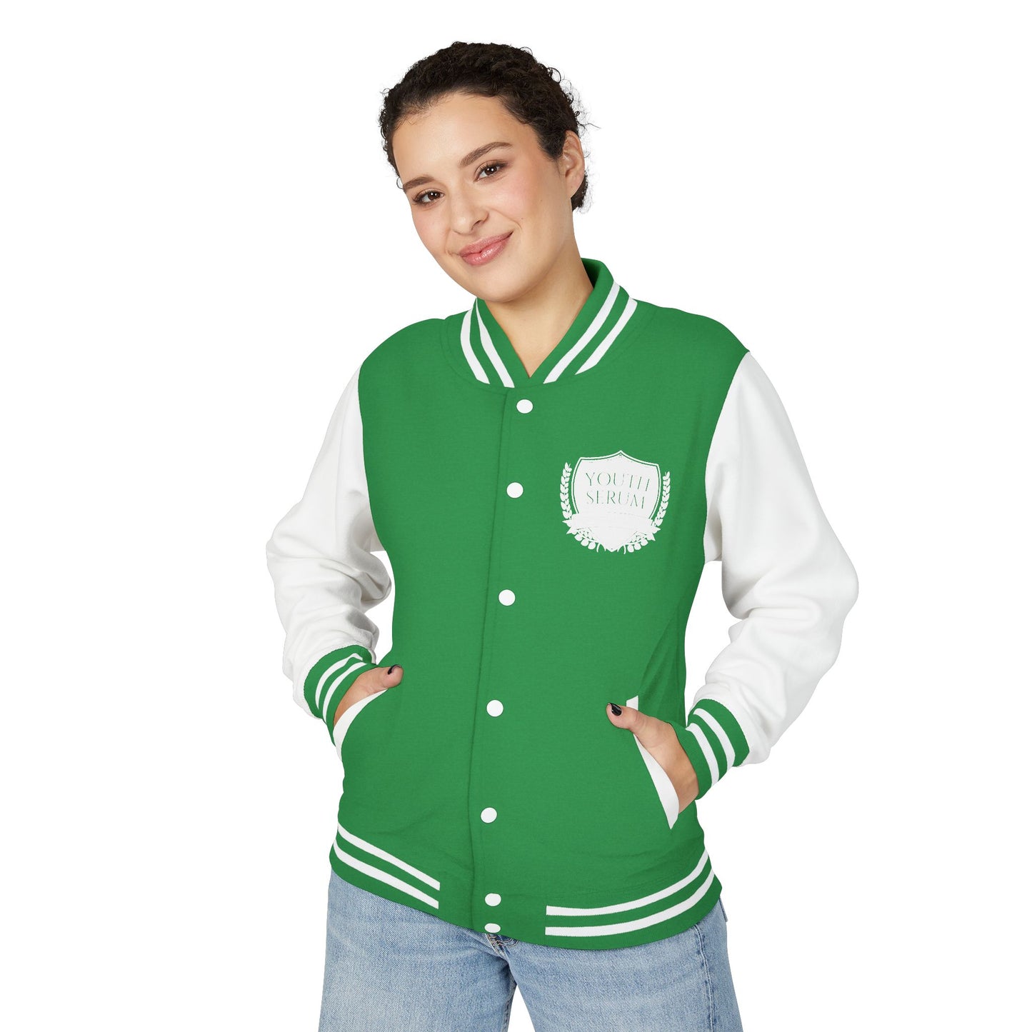 Letterman Jacket — Vintage Shield Crest Varsity Jacket