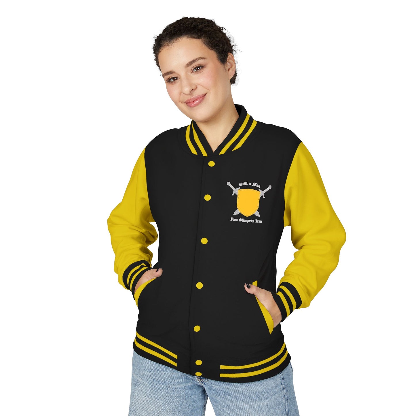 Letterman Jacket — 'Shield & Swords' Crew Varsity Jacket