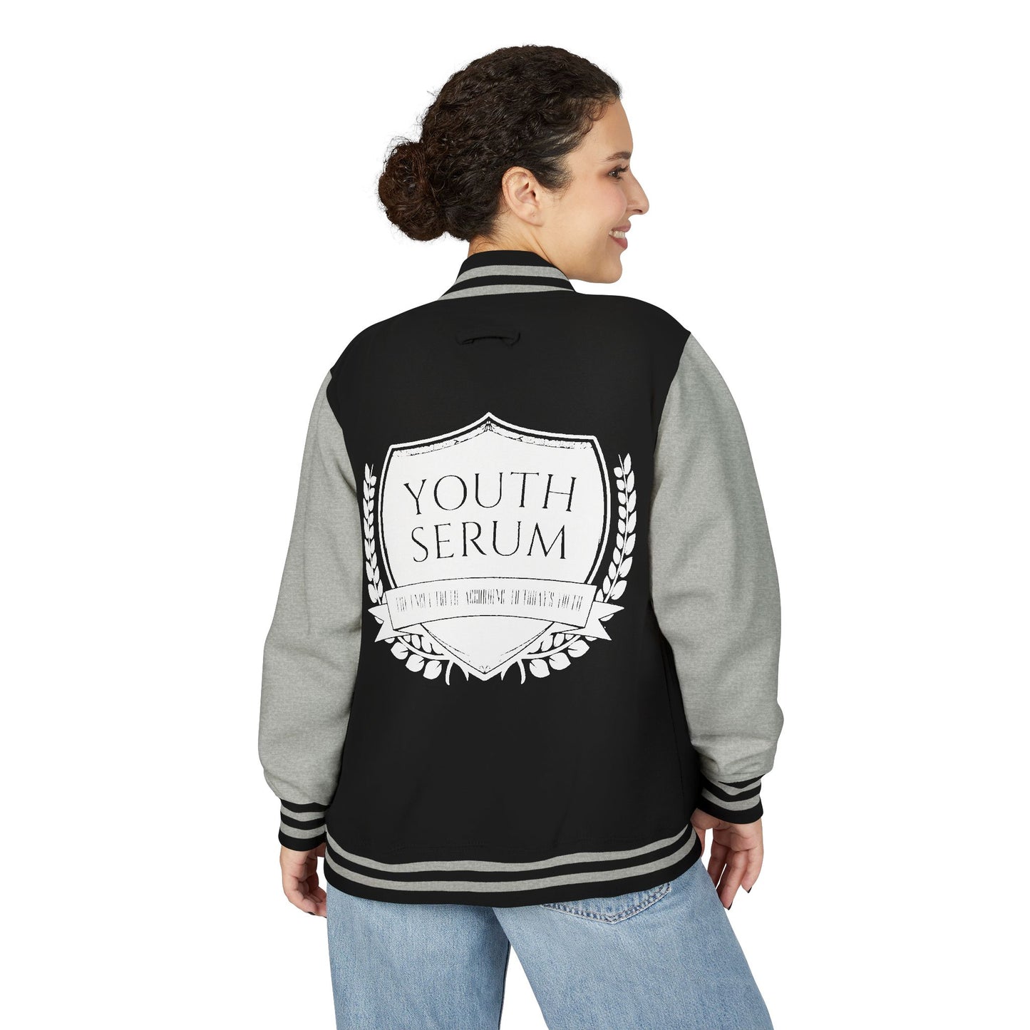 Letterman Jacket — Vintage Shield Crest Varsity Jacket