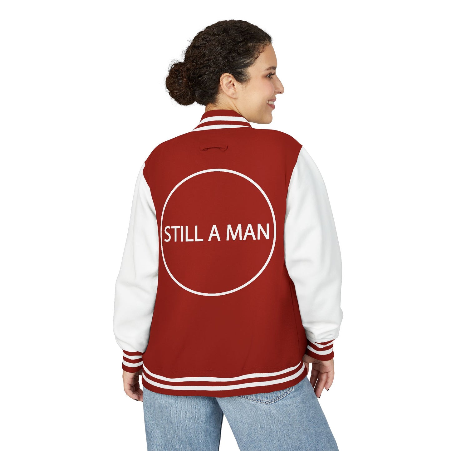 Letterman Jacket — "STILL A MAN" Varsity Jacket