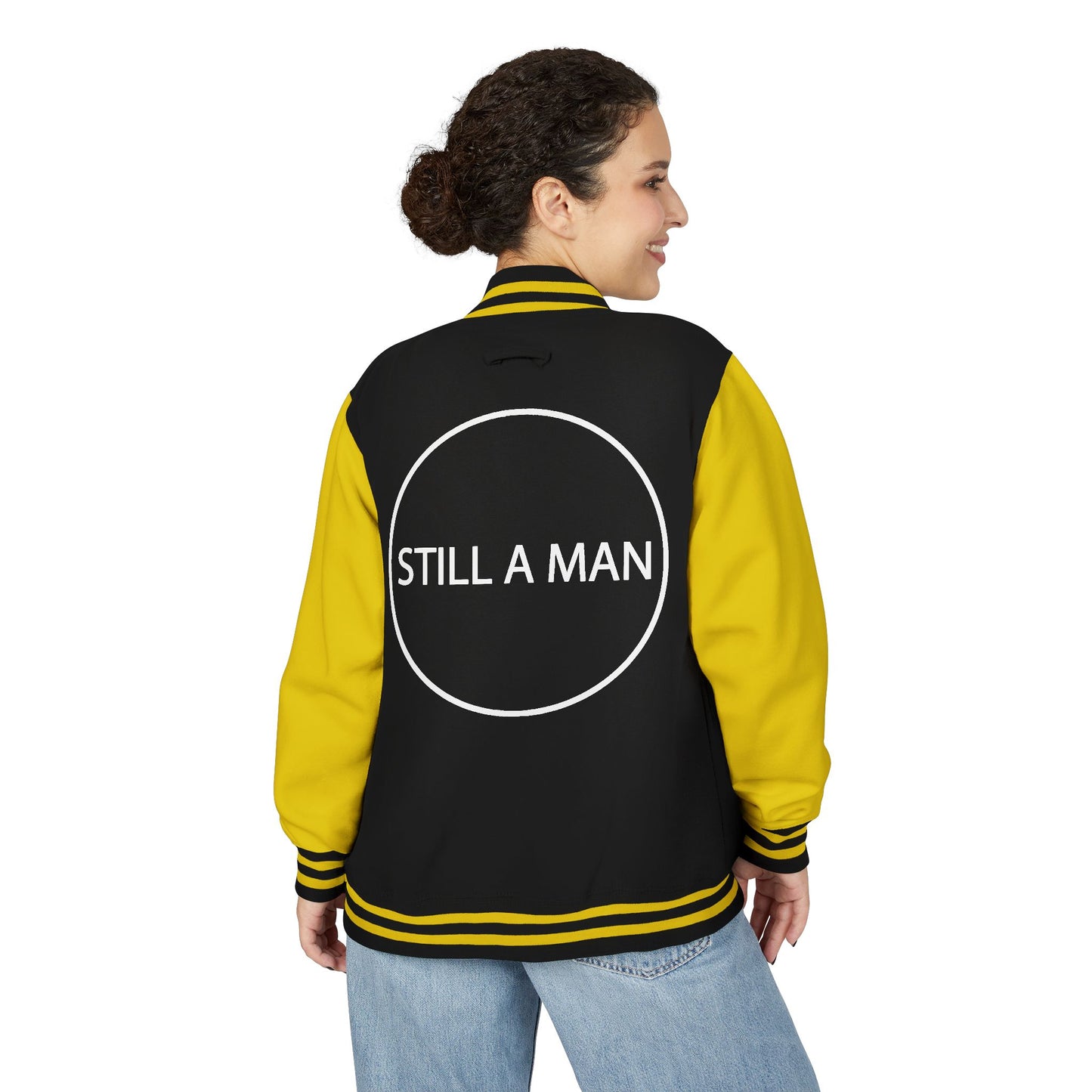 Letterman Jacket — "STILL A MAN" Varsity Jacket
