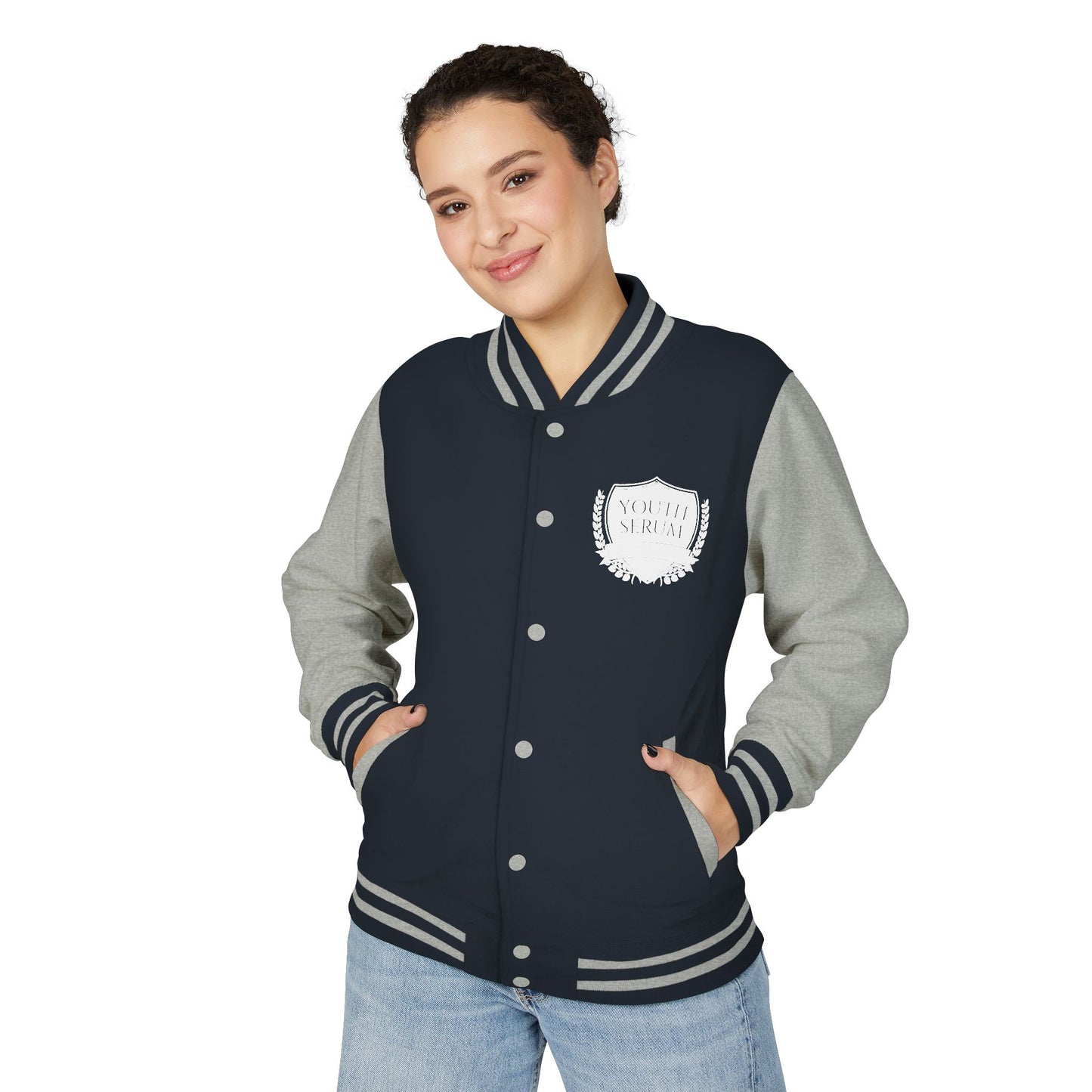 Letterman Jacket — Vintage Shield Crest Varsity Jacket