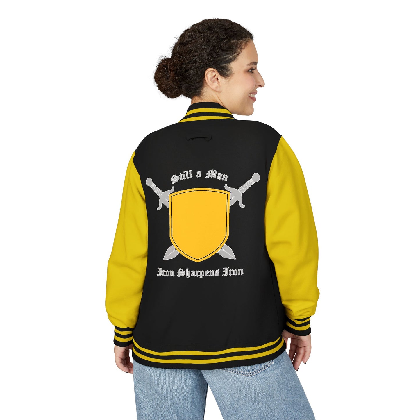 Letterman Jacket — 'Shield & Swords' Crew Varsity Jacket