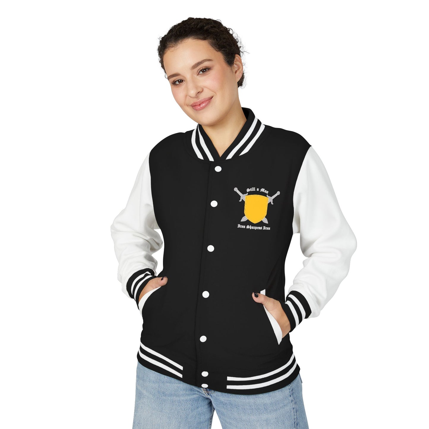 Letterman Jacket — 'Shield & Swords' Crew Varsity Jacket