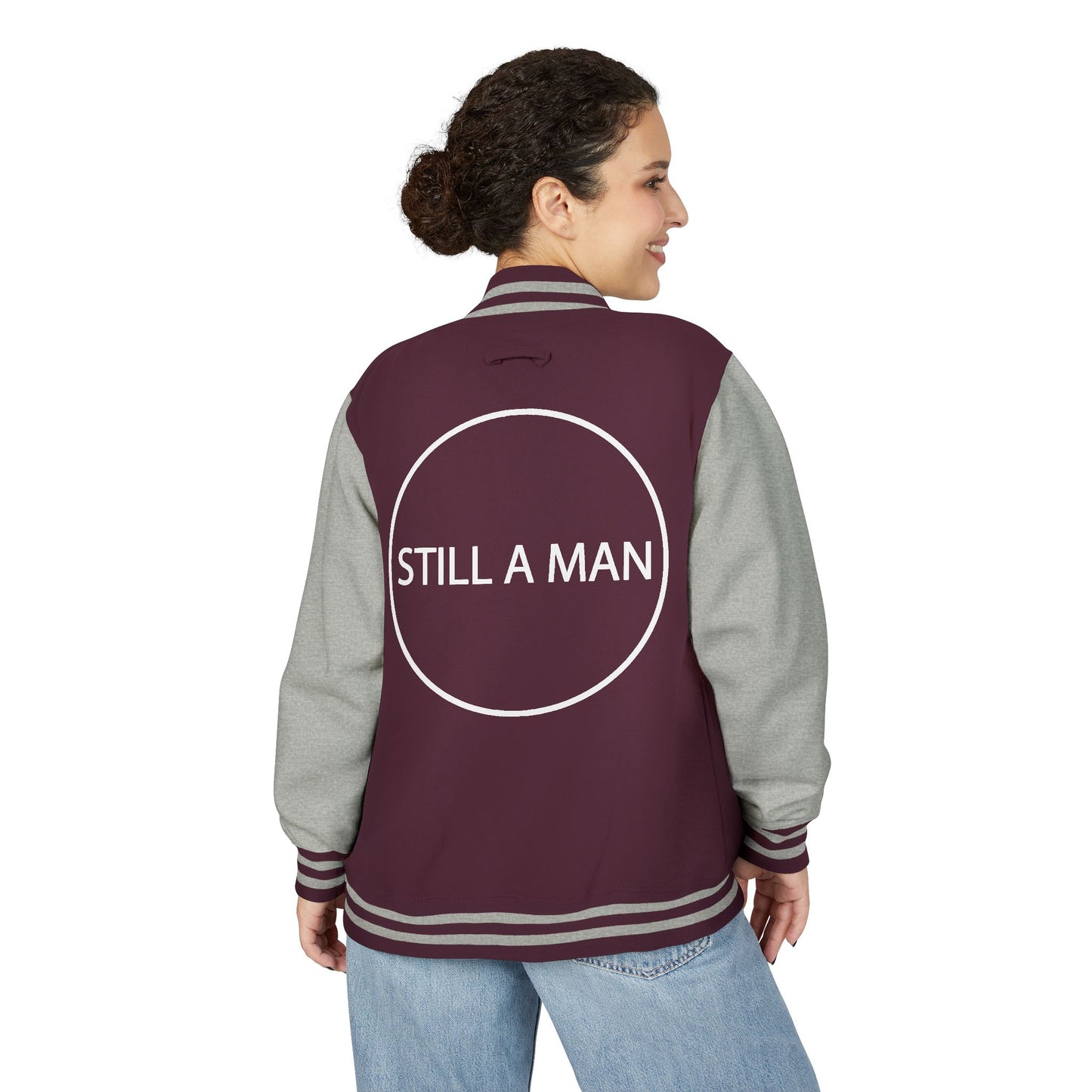 Letterman Jacket — "STILL A MAN" Varsity Jacket