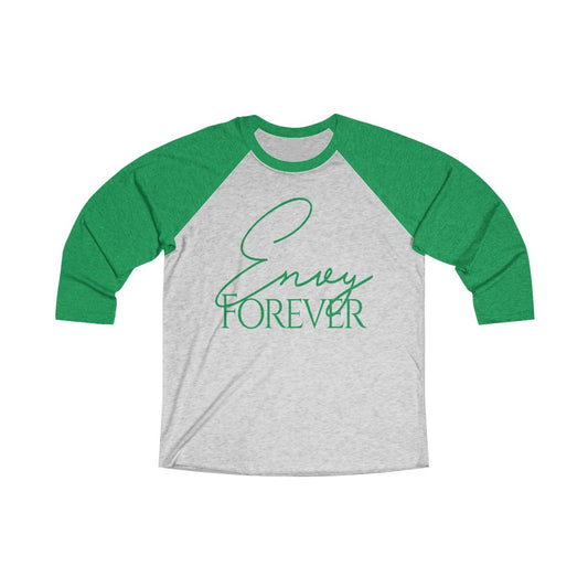 "Green With Envy" Unisex Tri-Blend 3\4 Raglan Tee