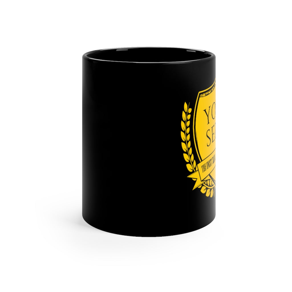 Black Coffee Mug, 11oz