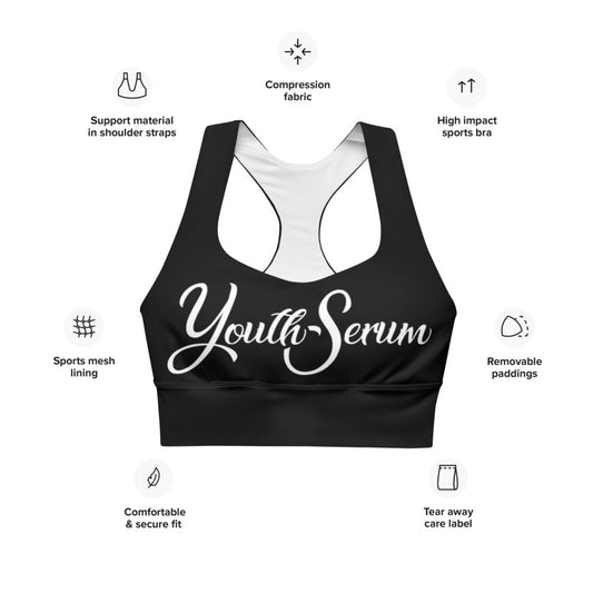 Longline sports bra