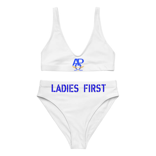 Recycled high-waisted bikini