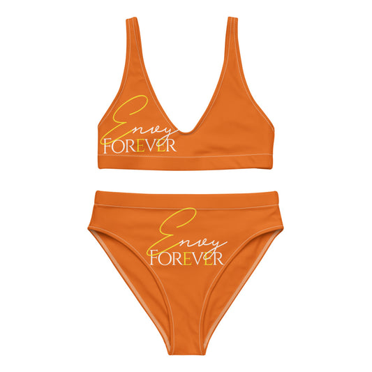 Recycled high-waisted bikini