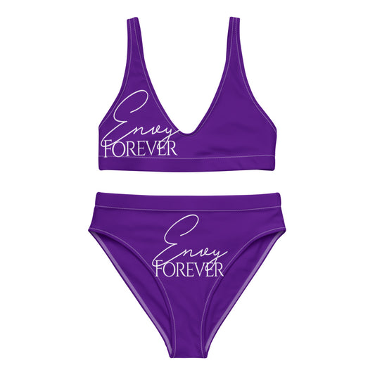 Recycled high-waisted bikini