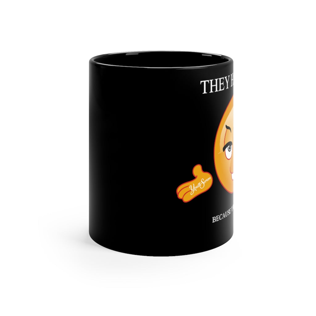 Black Coffee Mug, 11oz