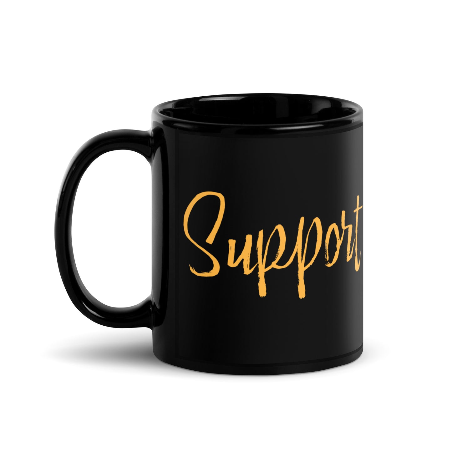 Black Glossy Mug