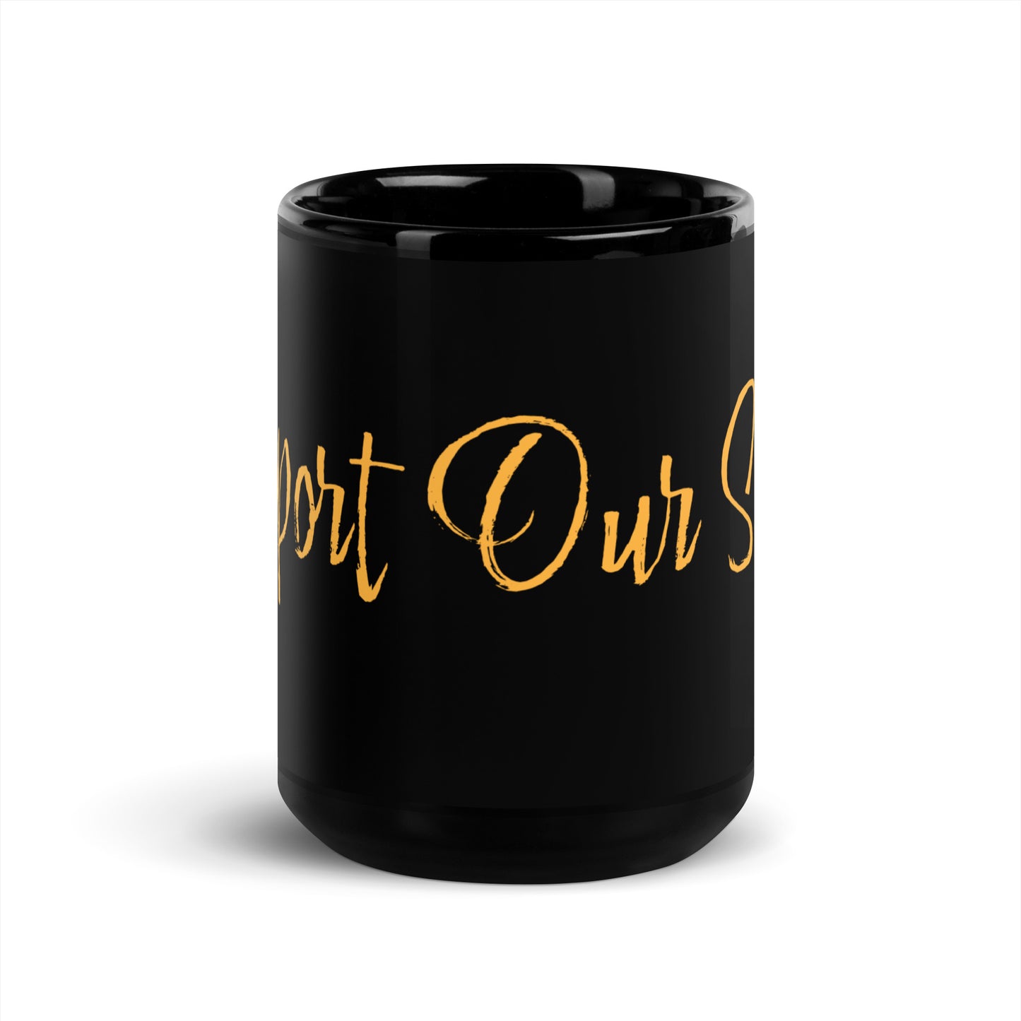 Black Glossy Mug