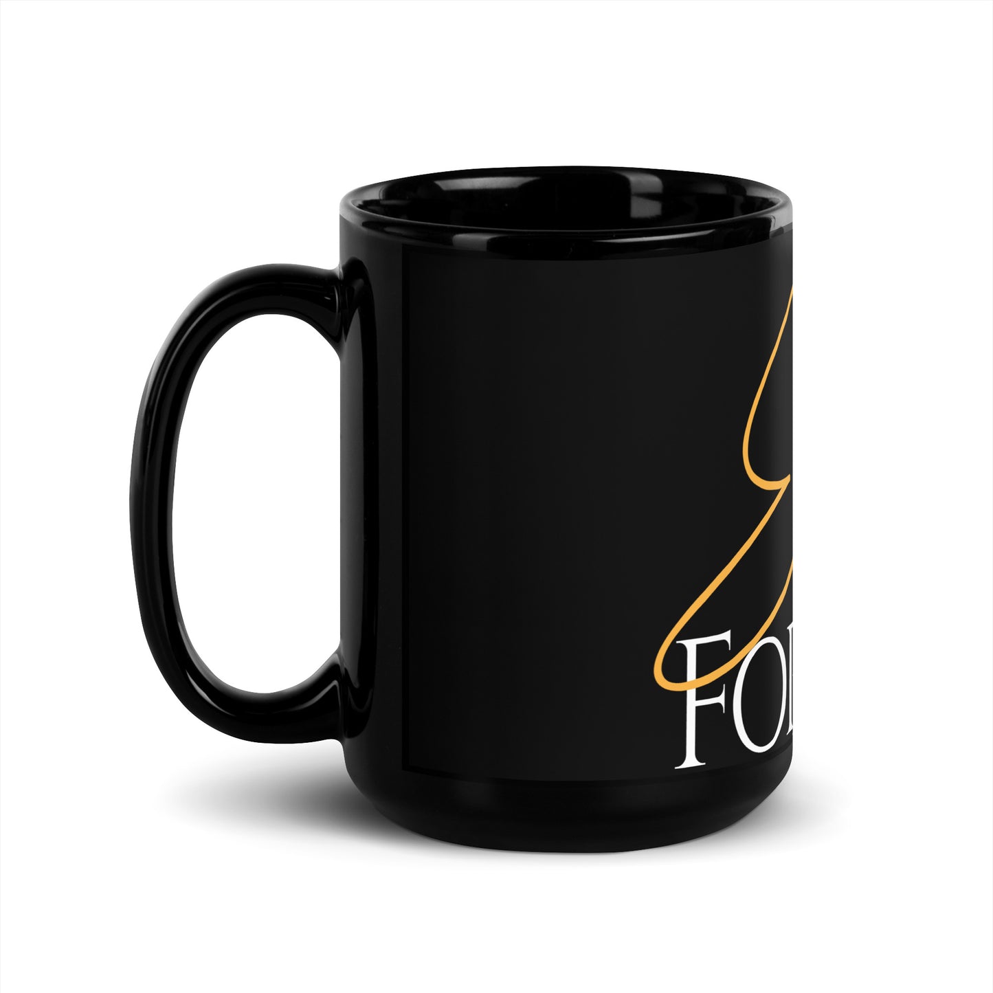 Black Glossy Mug