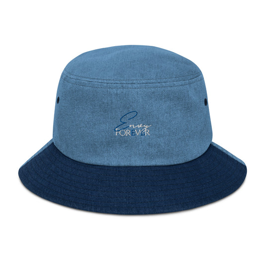 Denim bucket hat