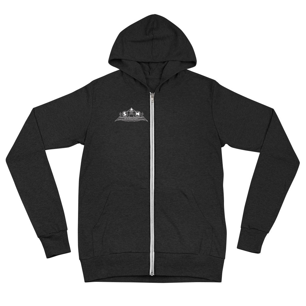 Unisex zip hoodie